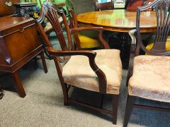 Pair of mahogany armchairs Thumbnail 3