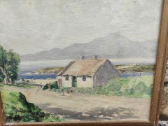 Framed oil on canvas by rowland hill Thumbnail 3