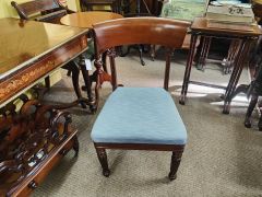 Set of six 19th century mahogany armchairs Thumbnail 2