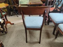 Set of six 19th century mahogany armchairs Thumbnail 4