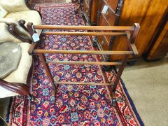 Victorian mahoagy towel rail Thumbnail 4