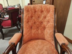19th century mahogany armchair Thumbnail 2
