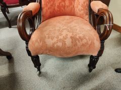 19th century mahogany armchair Thumbnail 3