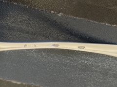 Irish silver sifting spoon Thumbnail 3