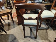 Set of eight victorian mahogany chairs Thumbnail 3