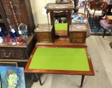 19th century mahogany desk Thumbnail 2