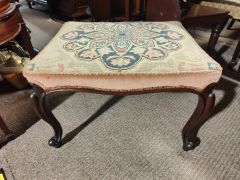 Victorian mahogany stool Thumbnail 3