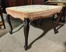 Victorian mahogany stool Thumbnail 4