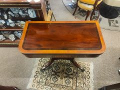 Regency mahogany card table Thumbnail 2