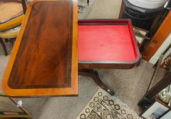 Regency mahogany card table Thumbnail 4