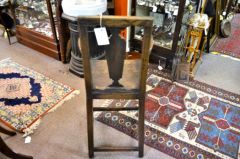 Georgian oak childs chair Thumbnail 3