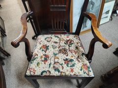 19th century mahogany armchair Thumbnail 3