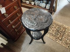 Carved wooden plant stand Thumbnail 4