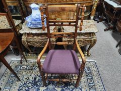 Oak wing armchair Thumbnail 2