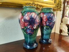 Pair of moorcroft vases Thumbnail 2