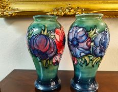 Pair of moorcroft vases Thumbnail 3