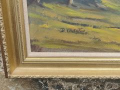Framed oil painting by dennis thornton Thumbnail 3
