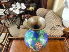 Chinese Cloisonné vase Thumbnail 2
