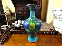 Chinese Cloisonné vase Thumbnail 3