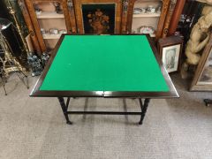 Victorian burr-walnut card table Thumbnail 4