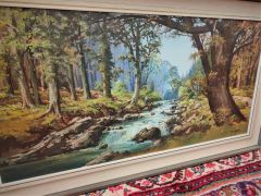 Framed oil on canvas by denis thornton (local artist) Thumbnail 2