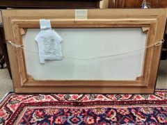 Framed oil on canvas by denis thornton (local artist) Thumbnail 4