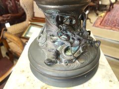 19th century chinese bronze vase Thumbnail 3