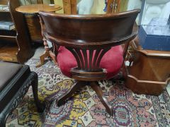 Mahogany desk chair Thumbnail 3