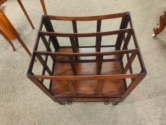 Georgian mahogany canterbury Thumbnail 2