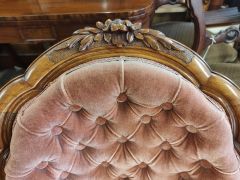 Pair of victorian armchairs Thumbnail 3