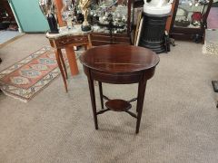 Georgian mahogany work table Thumbnail 3