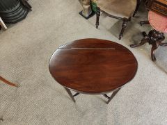 Georgian mahogany work table Thumbnail 4