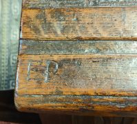 18th century oak coffer Thumbnail 3