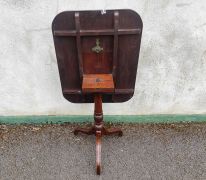 Georgian mahogany snap top table Thumbnail 3