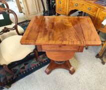 Victorian mahogany work table Thumbnail 3