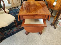 Victorian mahogany work table Thumbnail 3