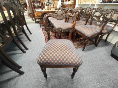 Set of twelve gillows style rosewood chairs Thumbnail 3