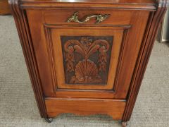Edwardian mahogany coal box Thumbnail 3