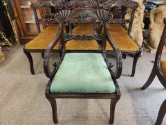 Set of eight regency mahogany chairs Thumbnail 4