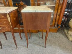 Pair french marble topped pedstals Thumbnail 3