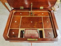 19th century mahogany work table Thumbnail 4