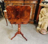 19th century mahogany work table Thumbnail 3