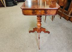19th century mahogany work table Thumbnail 6
