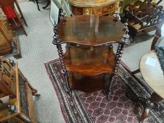 Victorian rosewood wot-not Thumbnail 4