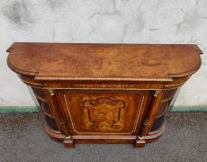 Victorian burr-walnut credenza Thumbnail 2