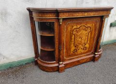 Victorian burr-walnut credenza Thumbnail 3