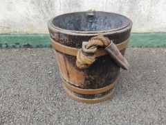 19th century oak & copper bound bucket Thumbnail 2