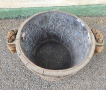 19th century oak & copper bound bucket Thumbnail 4