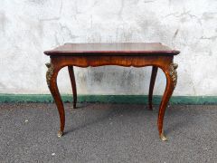 Victorian burr walnut card table Thumbnail 2