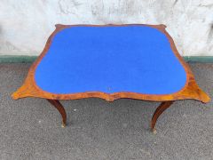 Victorian burr walnut card table Thumbnail 3